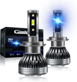 Gastokyle H7 LED Headlight Bulbs, 60W 10000 Lumens 6500K Cool White  All-in-One Conversion Kit (Pack of 2)  - H7