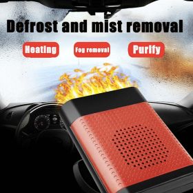 Powerful Car Heater and Fan Defroster - Red